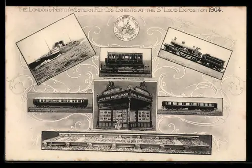 AK St. Louis, London & North Western Rly Cos Exhibits at the Exposition 1904, Ausstellung