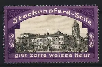 Reklamemarke Steckenpferd-Seife, Grossherzogliches Schloss Neustrelitz