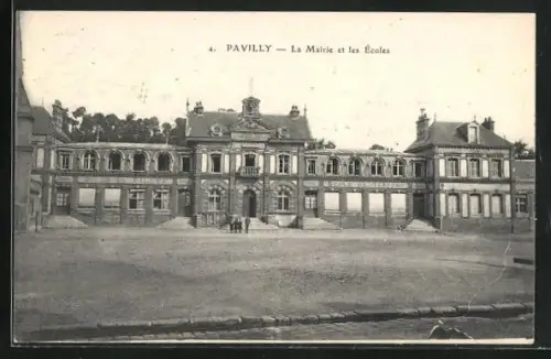 AK Pavilly, La Mairie et les Écoles