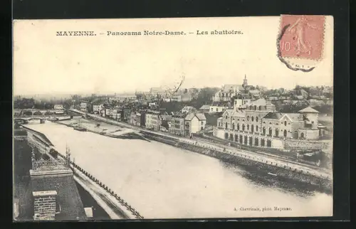 AK Mayenne, Panorama Notre-Dame, les abattoirs
