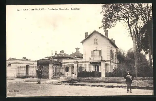 AK Mary-sur-Marne, Fondation Borniche, l'Entrée
