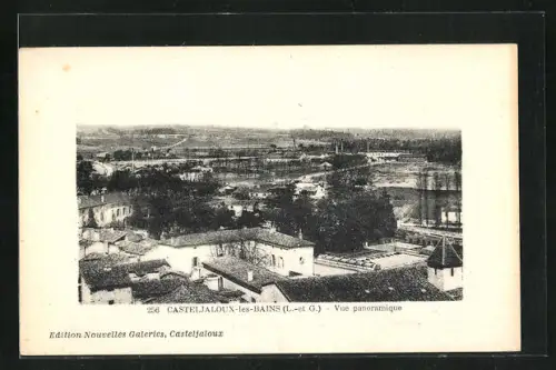 AK Castaljaloux, Vue panoramique