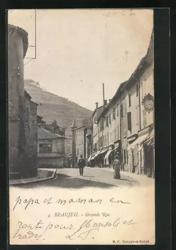 AK Beaujeu, Grande Rue