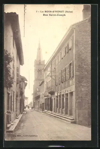 AK Le Bois-d`Oingt, Rue Saint-Joseph