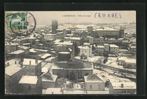 AK L`Arbresle, Effetde neige
