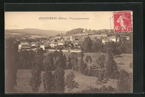 AK Aigueperse, Vue panoramique