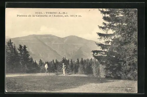 AK Turini, Plateau de la Calmette et l`Aution