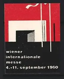 Reklamemarke Wien, Wiener Internationale Messe 1960, Architekturelemente