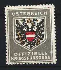 Reklamemarke Österreich, Offizielle Kriegsfürsorge, Doppeladlerwappen