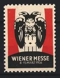 Reklamemarke Wien, Wiener Messe 1936, Doppeladler