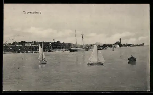 AK Travemünde, Idyllische Hafenpartie