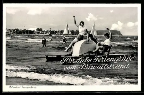 AK Travemünde, Priwallstrand, Tretboot
