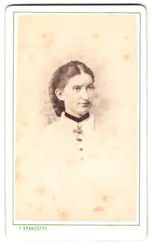 Fotografie F. Brandseph, Stuttgart, Portrait einer Dame