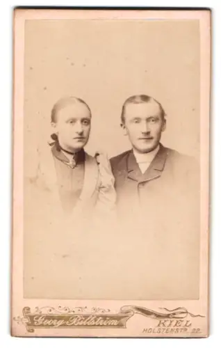 Fotografie Georg Billström, Kiel, Holstenstrasse 22, Porträt eines Paares