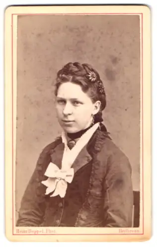 Fotografie Heinrich Boppel, Heilbronn, Titotstrasse, Porträt einer Dame