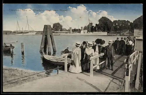 AK Travemünde, Überfahrt nach dem Priwall