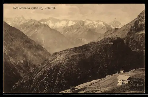 AK Penkenhaus, Berghütte und Umgebung