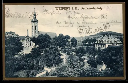 AK Weipert / Vejprty, Panoramaansicht