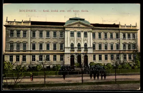 AK Roudnice, Kral. ceska zem. str. hosp. skola