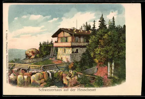 AK Heuscheuer, Schweizerhaus auf der Heuscheuer