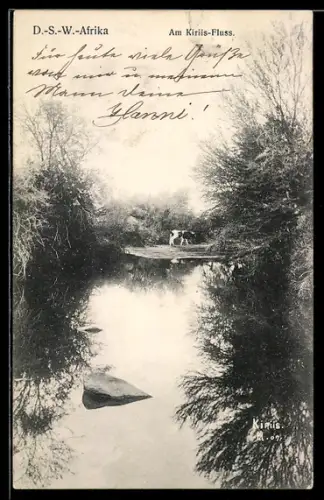 AK D.-S.-W.-Afrika, Am Kiriis-Fluss