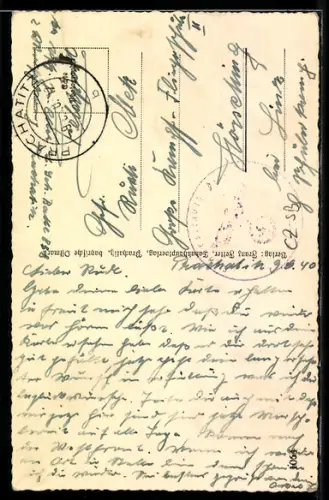 AK Prachatitz /Bayerische Ostmark, Rathaus