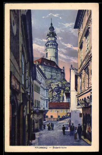 AK Krummau, Baderbrücke