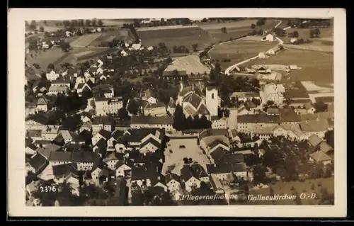 AK Gallneukirchen /O.-D., Teilansicht, Fliegeraufnahme