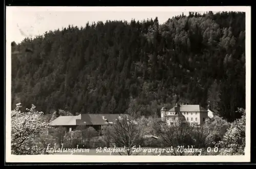 AK Walding /O. O., Schwarzgrub, Erholungsheim St. Raphael