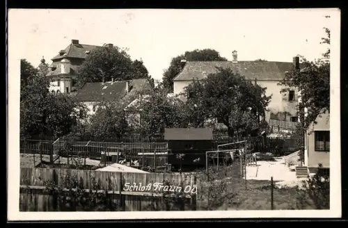 AK Traun /Oberösterreich, Schloss Traun, Panorama