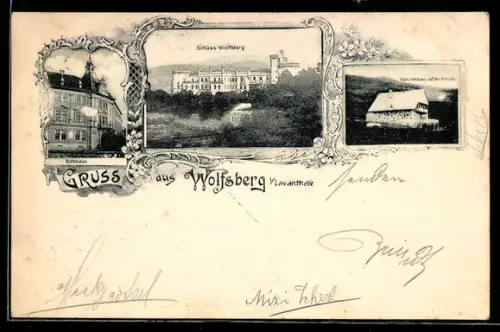 AK Wolfsberg im Lavantthale, Rathaus, Schloss, Tozuristenhaus auf der Koralpe