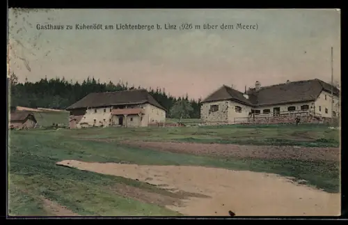 AK Lichtenberg, Gasthaus zu Kuhenödt