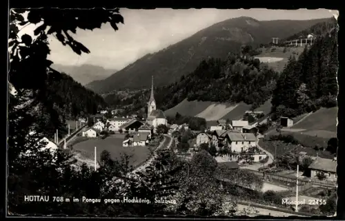 AK Hüttau im Pongau, Blick gegen Hochkönig