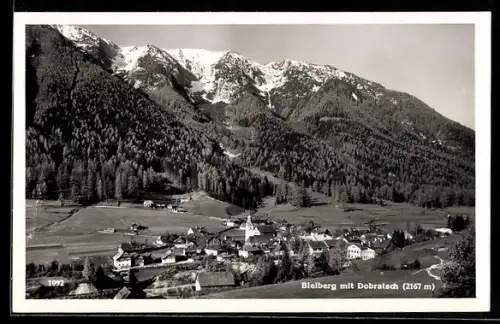 AK Bleiberg, Panorama mit Dobratsch