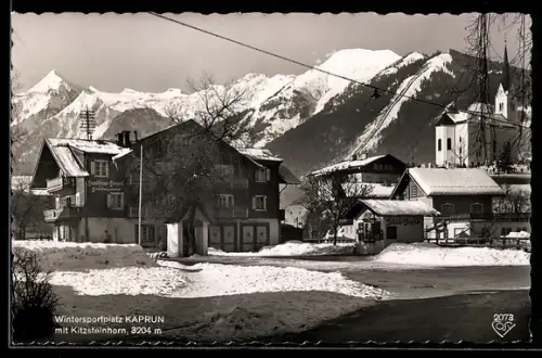 AK Kaprun, Wintersportplatz mit Kitzsteinhorn