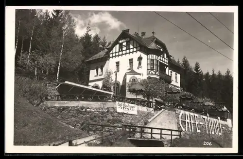 AK Bad Hofgastein, Hotel, Café, Restaurant Tivoli, Bes. Max Naumann
