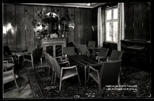 AK Bad Hofgastein, Kurhaus Hohe Tauern, Salon