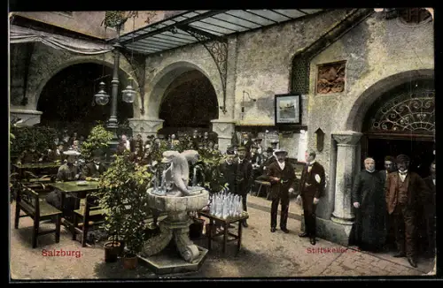 AK Salzburg, Gasthof Stiftskeller St. Peter