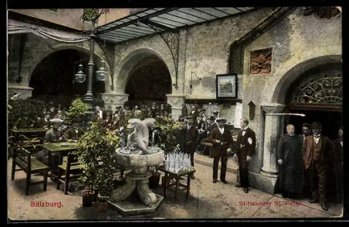 AK Salzburg, Gasthof Stiftskeller St. Peter