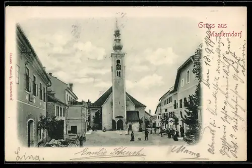 AK Mauterndorf, Platz an der Kirche