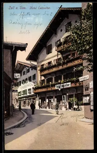 AK Zell a. See, Hotel Lebzelter, Friseur