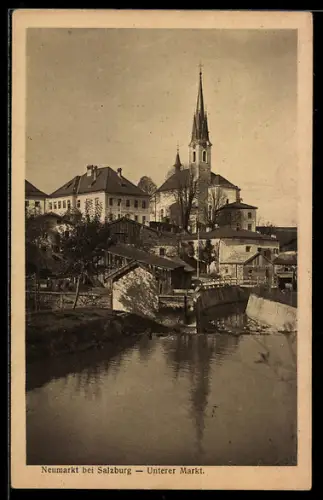 AK Neumarkt bei Salzburg, Unterer Markt