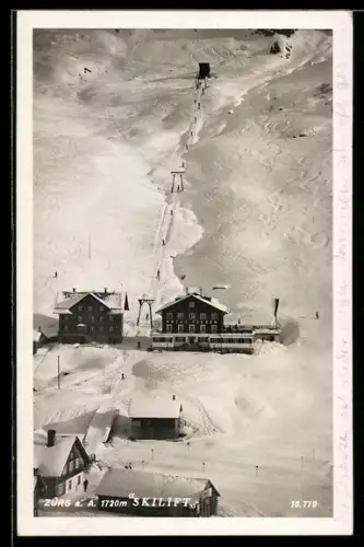 AK Zürs a. A., Der Skilift