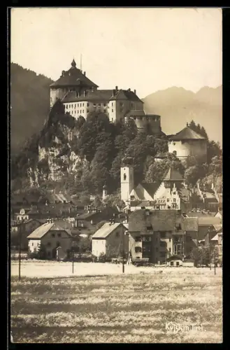 AK Kufstein /Tirol, Festung und Kirchturm