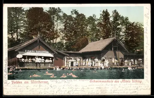 AK Velden am Wörthersee, Schwimmschule des Hotels Ulbing