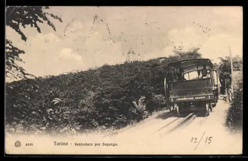 AK Torino, Funicolare per Superga, Bergbahn