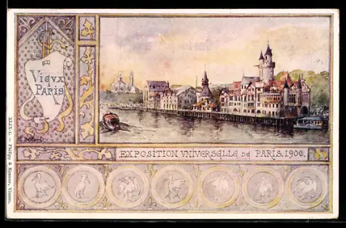 Künstler-AK Philipp + Kramer Nr. XLIX-1: Paris, Exposition Universelle 1900