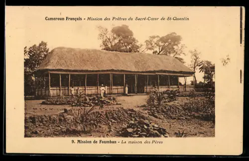 AK Foumban, La maison des Pères, Mission des Prêtres du Sacré-Coeur de St-Quentin