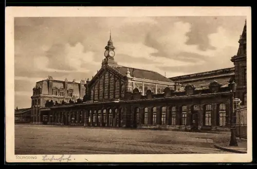 AK Tourcoing, La Gare, Bahnhof