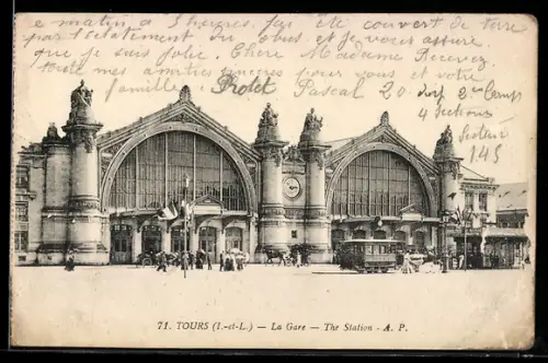 AK Tours, La Gare, Bahnhof